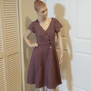 Sentimental Short Sleeve Lavender Dress Sz Sm read